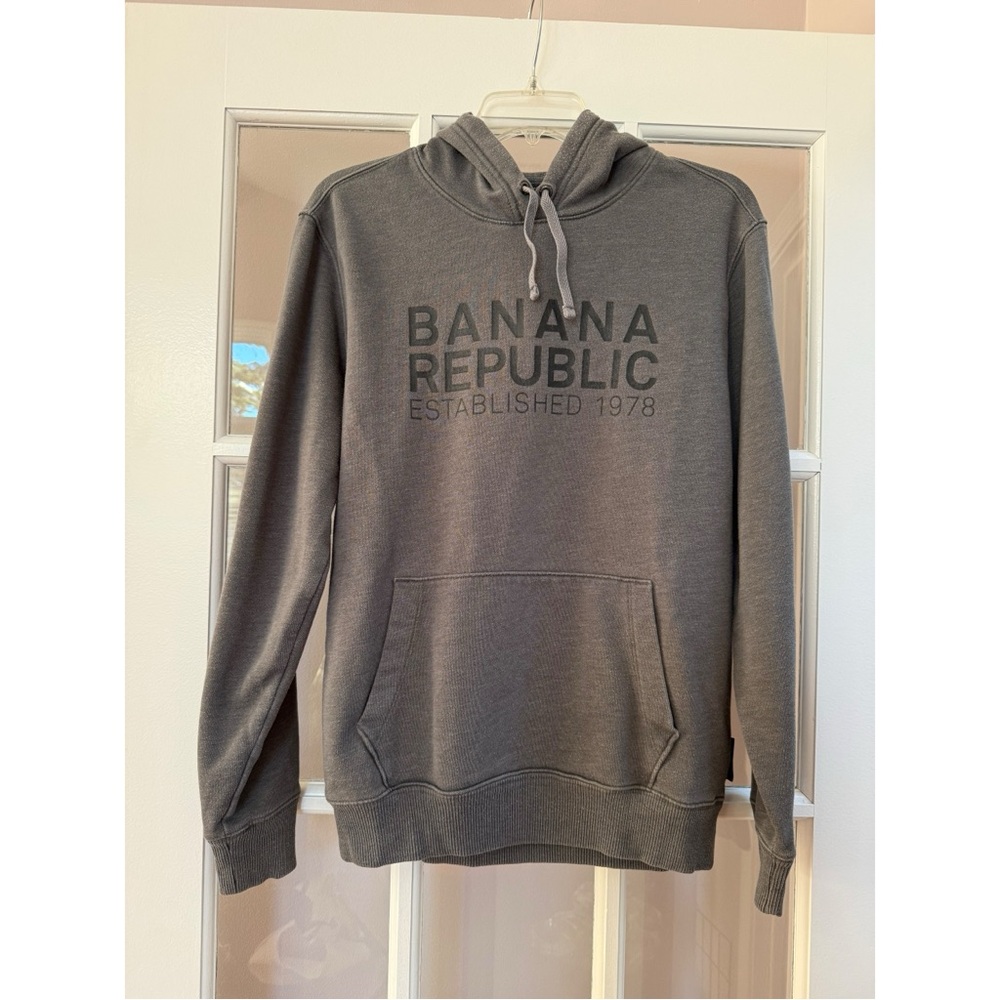 Banana Republic Gray Hooded Sweatshirt